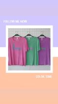 Blusa viscomalha Paris. Rosa. P