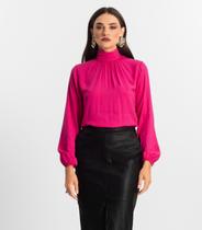 Blusa Viscose Manga Longa Endless Rosa