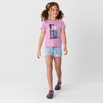 Blusa Wandinha infantil menina em malha Brandili