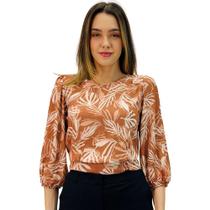 Blusa Wi-Fi Manga 3/4 Feminina