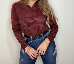 Blusa Xadrez Biamar Vermelha TAM M/G Blusa Xadrez Biamar Vermelha TAM M/G