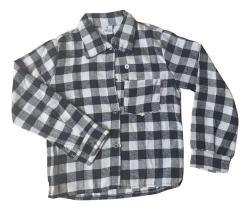 Blusa Xadrez Infantil Criança manga longa