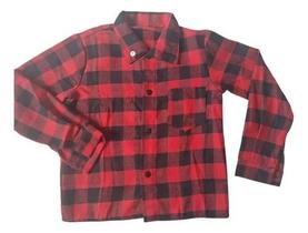 Blusa Xadrez Infantil Criança manga longa Blusa Xadrez Infantil Criança manga longa
