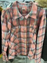 Blusa xadrez salmão