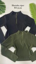 Blusa ziper