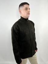 Blusa ziper masculino forada