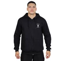 Blusa Zíper Masculino Moletom Em Algodão Casual Logo Polo Venture Blusa Zíper Masculino Moletom Em Algodão Casual Logo Polo Venture