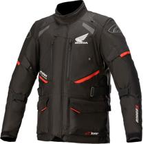 Blusão Alpinestars Honda Andes v3 Drystar Impermeável Preto