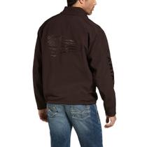 Blusão ARIAT Logo 2.0 Patriot Softshell resistente à água para homem Blusão ARIAT Logo 2.0 Patriot Softshell resistente à água para homem