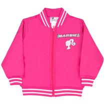 Blusão Barbie Girls Racing Bomber Gotta Go para crianças rosa 10/12