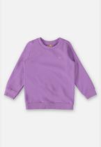 Blusão Básico em Moletom Infantil Menina Up Baby