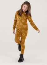 Blusão Básico Estampado Em Moletom Infantil Menina Brandili