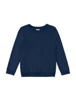 Blusão básico infantil menina em moletom Brandili-Azul