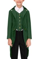 Blusão BesserBay Halloween Steampunk Gothic Green Boy 8 Anos