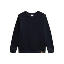 Blusão Brandili Infantil Moletom Liso Preto Blusão Brandili Infantil Moletom Liso Preto