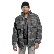 Blusão Brandit M-65 Giant Field para homens Dark Camo Tamanho XXL