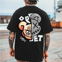 Blusão Camiseta Over 100% Algodão Urso Dividido Estilo de Rua Lançamento Blusão Camiseta Over 100% Algodão Urso Dividido Estilo de Rua Lançamento