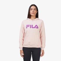 Blusão Casaco Canguru com Capuz Feminino Fila Letter