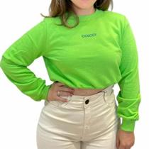 Blusão Colcci Moletom Feminino Verde Limer