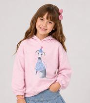 Blusão Com Capuz Infantil Feminino Trick Nick Rosa Blusão Com Capuz Infantil Feminino Trick Nick Rosa