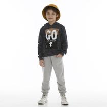 Blusão Com Capuz Infantil Jet Go Pega Mania