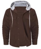 Blusão Cromoncent Corduroy para homens Coffee XXL Blusão Cromoncent Corduroy para homens Coffee XXL