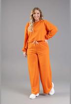 Blusão Cropped Básico em Moletom Feminino Adulto Just Basic