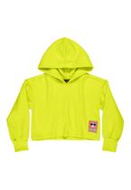 Blusão Cropped com Capuz Juvenil para Menina Gloss Blusão Cropped com Capuz Juvenil para Menina Gloss