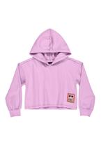 Blusão Cropped com Capuz Juvenil para Menina Gloss Blusão Cropped com Capuz Juvenil para Menina Gloss