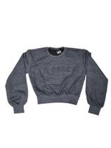 Blusão Cropped de Moletinho