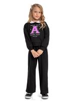 Blusão Cropped Moletom Infantil Quimby
