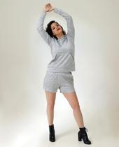 Blusão de moletinho lurex