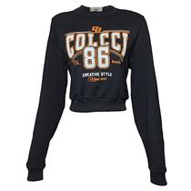 Blusão de Moletom Feminino Colcci Manga Longa Estampado