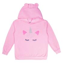 Blusão de Moletom Infantil Feminino Com Capuz Rosa Unicornio 10 Anos Blusão de Moletom Infantil Feminino Com Capuz Rosa Unicornio 10 Anos
