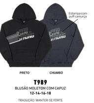 Blusão em moletom infantil menino