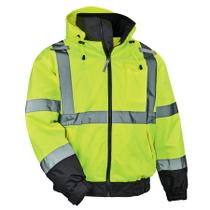 Blusão Ergodyne 3 em 1 Hi-vis Winter Bomber Lime XXL para adultos