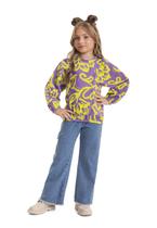 Blusão Estampado Infantil Menina Quimby Blusão Estampado Infantil Menina Quimby
