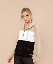 Blusão feminino de plush Blusão feminino de plush