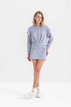 Blusão feminino em moletom Essendi P