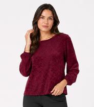 Blusão Feminino Em Tecido Sumatra Infinita Cor Vermelho