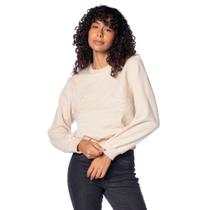 Blusão Feminino Endless Moletom Floral Bege Blusão Feminino Endless Moletom Floral Bege