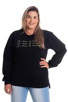 Blusão Feminino Molecotton Estampado "It's time to remember"