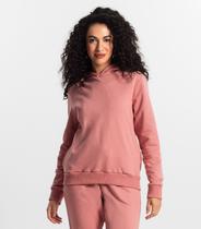 Blusão Feminino Moletom Felpado Com Capuz Rovitex Rosa Blusão Feminino Moletom Felpado Com Capuz Rovitex Rosa