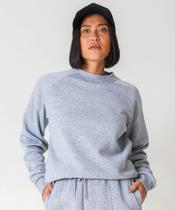 Blusão Feminino Moletom Mescla Marisa Cinza-49173