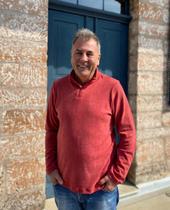 Blusão fleece com zíper gola