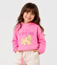 Blusão Frminino Infantil Com Estampa Select Rosa Blusão Frminino Infantil Com Estampa Select Rosa