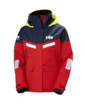 Blusão Helly-Hansen Pier 4.0 Impermeável Feminina Vermelha XL