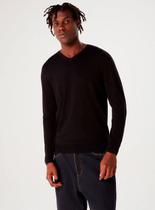 Blusão Hering K0WE Masculino Gola V Tricô Algodão T. P/XXG