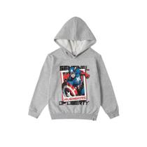 Blusão Infantil Com Capuz Vingadores Malwee Ref. 91871