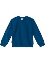 Blusão Infantil Flanelado Básico Com Punho Malwee Blusão Infantil Flanelado Básico Com Punho Malwee